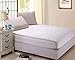 Italian Collection Deluxe 100% Cotton Down Alternative Fitted Mattress Pad, King