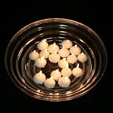 2" Ivory Floating Candles Set of 50 Wedding Party Favor Unscented Floater Disc