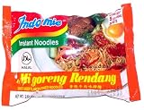 Indomie Instant Fried Noodles Spicy Beef (Rendang) Flavor for 10 Bags