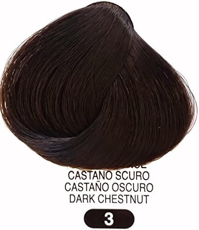 Terme Professional Permanent Hair Coloring Cream 100ml #3 Dark Chestnut