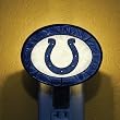 Indianapolis Colts Memory Company Art Glass Night Light NFL Football Fan Shop Sports Team Merchandise