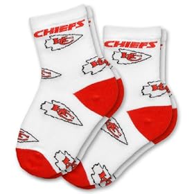 Click here to buy Kansas City Chiefs Infant Socks (2-pack).