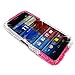 For Motorola Moto X XT1053 XT1056 XT1058 XT1055 XT1060 CellularvillaTM Pink Silver Diamond Hard Case Cover (Pink Silver)