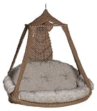 Jobek 01071 Deluxe Haengesessel NIDO ROYAL antik braun