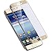 LUVVITT TEMPERED GLASS Screen Protector for Samsung Galaxy S7 Edge - Clear / Gold Platinum