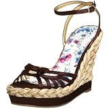 GUESS Women's Fountain Espadrille,Brown,7.5 M