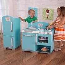 Hot Sale KidKraft 2-Piece Retro Kitchen, Blue