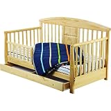 Dream on Me - Deluxe Toddler Day Bed, Natural