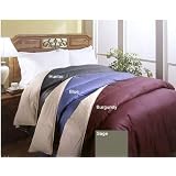 MARRIKAS 233TC Feather Down KING Size KHAKI/BLUE Reversible Comforter