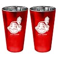 Cleveland Indians Lusterware 2 Pk