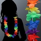10 x Blumenkette Hawaii Hawaiikette Party 01 - 