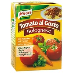 Knorr Tomato al Gusto Bolognese, 16er Pack (16 x 370 g Packung)