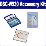 Sony DSC-W530 Digital Camera Accessory Kit includes: ZELCKSG Care & Cleanin ....