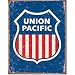 Union Pacific - Retro Logo Tin Sign , 12x16