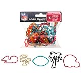 Forever Collectibles NFL San Francisco 49ers Logo Bandz (20 Bandz Per Pack)