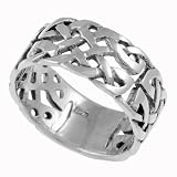 Sterling Silver Celtic Woven Band Ring
