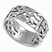 Sterling Silver Celtic Woven Band Ring
