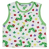はらぺこあおむし 総柄フリースベスト THE WORLD OF ERIC CARLE スリーパー パジャマ fh4309 80cm グリーン