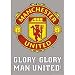 Manchester United (Glory, Glory, Man United!) Sports Poster Print - 16x20