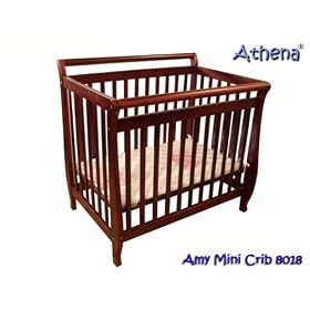 Mini Amy Crib in Cherry Finish By AFG Baby Furniture