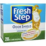 Fresh Step Odor Shield Scoopable Unscented Litter - 20 lb