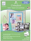 10-pack Colorfast White Printer Fabric