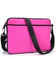 Toy: Tablet Crossbody Bag - Universal Shoulder Case (Magenta) fits Visual Land Prestige 10 - Kroo
