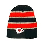 Kansas City Chiefs Widestripe Knit Beanie - Officially Licensed NFL (National Football League) Apparel