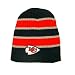 Kansas City Chiefs Widestripe Knit Beanie - Officially Licensed NFL (National Football League) Apparel