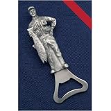Review Sterling & Classic  / Fisherman English Pewter Bottle Figurine Opener