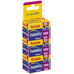 Kodak Farbwelt Farb-Negativfilme (� 36 Bilder, ISO 200) 3er Pack