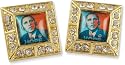 Barack Obama C.Z. "Hope" Earrings (Pair) (Gold)