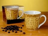 Beige Coffee Style Coffee Cup (Set of 18) - Baby Shower Gifts & Wedding Favors