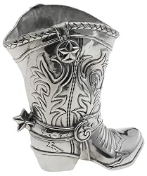 Arthur Court Cowboy Boot 1-1/2 Quart Pitcher/Wine Bottle Holder