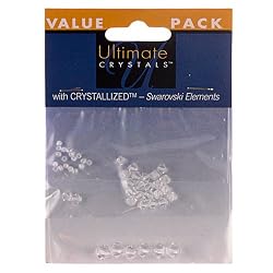 Swarovski Bicone Mix Crystals, Assorted Sizes, 48pc Pkg (Pack of 1)