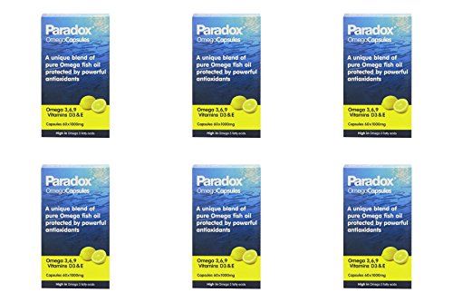 (6 PACK) - Paradox Omega 3:6:9 Oil Capsules | 60s | 6 PACK - SUPER SAVER - SAVE MONEY