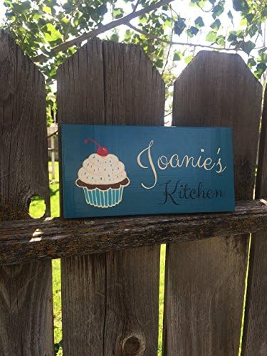 5.5 X 11 Custom kitchen sign- housewarming gift- home décor- cupcake- custom wood sign- Wooden sign personalized- home décor- Personalized gift *FREE SHIPPING!*