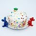 Balloon Dog Cupcake & Cake Birthday Cake Plate / Serving Dish, 12 Inch