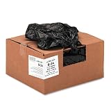 Webster Opaque Low-Density Can Liners, 7-10gal,. 6 mil, 24 x 23, Brown/Black, 500