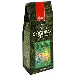 MelittaWorldHarvestCoffeeTranquilityOrganicDecafCoffee,ExtraFineGrind,MediumRoast,10-OunceBags(Packof3)