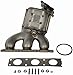 Dorman 673-124 Rear Drive Side Catalytic Converter with Integrated Exhaust Manifold for Select Land Rover Models