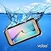 Galaxy S6 Waterproof case, Vcloo 20ft Galaxy S6 Waterproof Case, Dust Proof, Snow Proof, Shock Proof Case, Heavy Duty Protective Carrying Cover Case for Samsung S6 with Touched Screen Protector (Black)