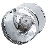 Ducting: 6-Inch 110VAC 250 CFM In-Line Duct Fan