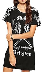 General Print Round Neck Short Sleeves  Shirt Club Dress/Wedding Party Dress 