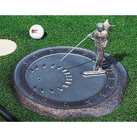 Whitehall Moss Green Golfer Sundial - 00866 by Whitehall Thermometers
