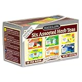 Bigelow 6 Assorted Herbal Teas, 18-Count Boxes (Pack of 6)