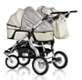 Trends For Kids Single Carrycot Sun Cover for Twinner Twist Duo, Silver