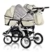 Trends For Kids Single Carrycot Sun Cover for Twinner Twist Duo, Silver