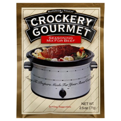 Crockery Gourmet Beef Crockery Cooking Seasoning Mix 2.5 OZ (Pack of 3)