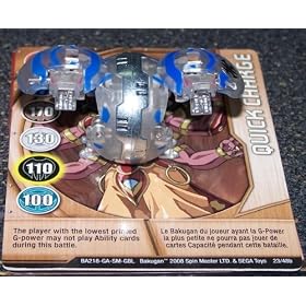Bakugan Special Attack Hydranoid Translucent Clear w/ Blue